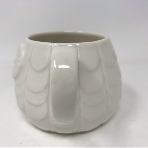 Starbucks Owl Coffee Mug Tea Cup 3D White Cream 10 oz 296 ml - Picture 4 of 6